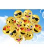 12 Pcs 19 Inches Creative Emoji Party Aluminum Foil Balloons