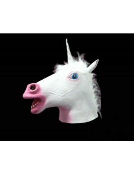 Halloween Unicorn Horse Head Mask