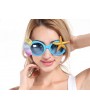 Beach Party Glasses Hawaiian Sunglasses - Blue