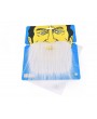 Self Adhesive Fake Mustaches Beard for Costume Party - White