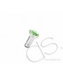 Green Crystal Headphone Jack Plug