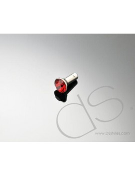 Red Crystal Headphone Jack Plug