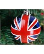 Flag Series 6 Pcs Christmas Ball Ornaments - UK Flag Pattern