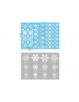 Christmas Window Stickers 6 Pieces Window Clings Decorations