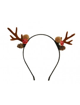Deer Antler Headband Reindeer Hair Band for Christmas Party