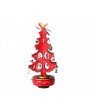 Christmas Tree Rotating Wooden Music Box